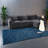 Seat Sectional Sofas with Movable Ottoman, Chenille Upholstery, Modern Home
