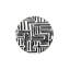 Tapis décoratif à rayures Thick-917975633