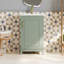 Petit meuble-lavabo moderne avec lavabo en céramique-579109381