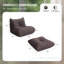 Canapé paresseux, canapé rembourré sans accoudoirs, méridienne de fauteuil à billes Fireside, canapé à plancher à compression Canapé à billes moderne et confortable en plusieurs couleurs pour le salon-106855084
