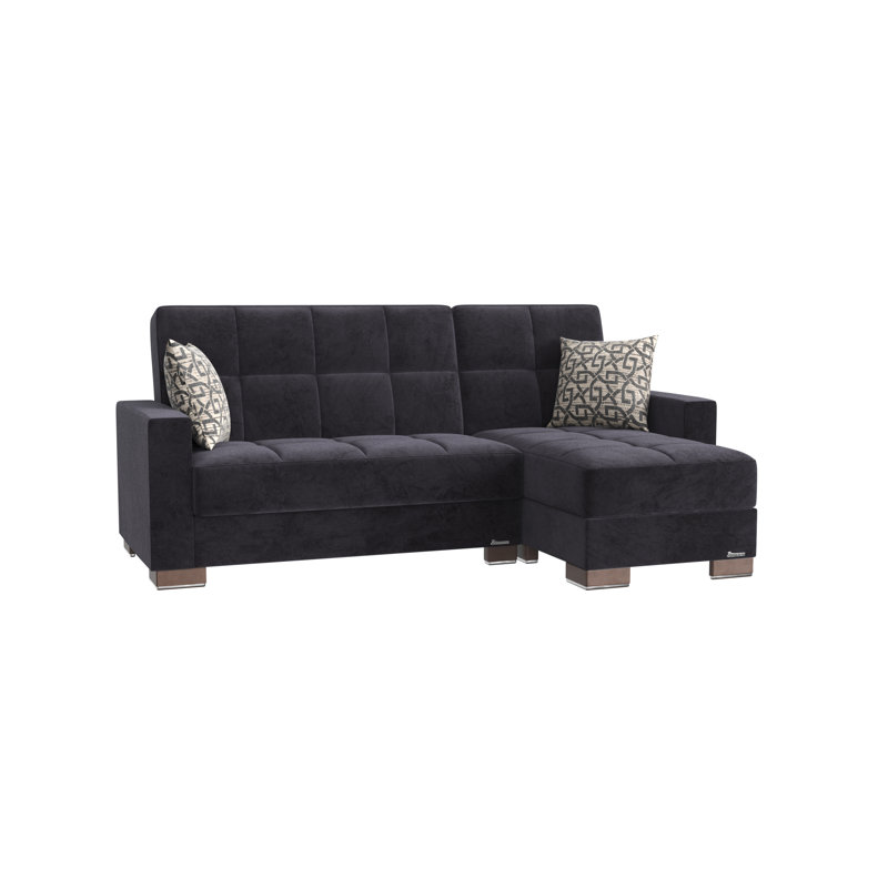 Chaise longue convertible avec rangement PrimeNest NimbusFlow
