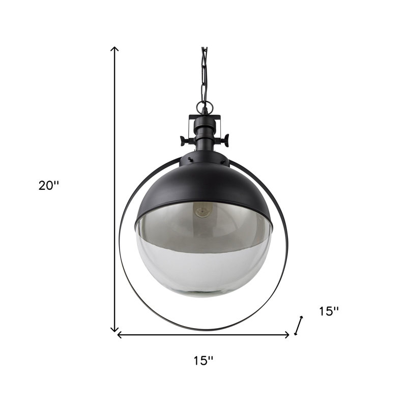 Mcgovern 1 - Light Single Pendant, Matte Black