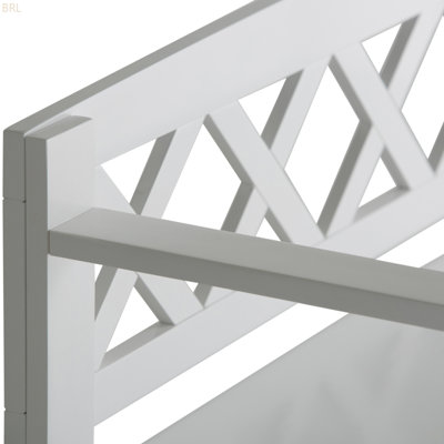 Banc de rangement en bois massif pour hall d'entrée