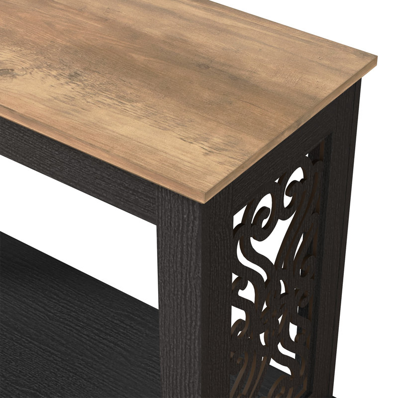 Console Korbin, Chêne noir / chêne noueux
