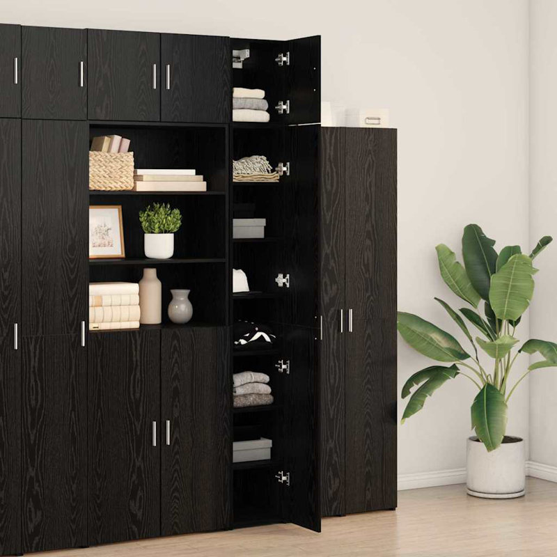 30cm Sideboard, Black Oak
