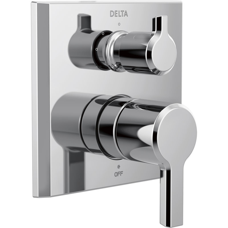 Pivotal 7 X 6 Surface Mount Kit for Shower, Lumicoat Chrome