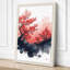 Blossoms in Mist Japandi - Wrapped Canvas-345555145-345555146