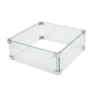 Pare-flammes pour foyer d'extérieur trempé (verre)
