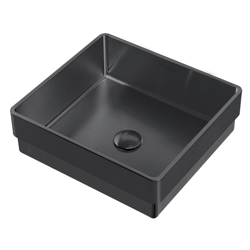 Noah Plus 15.75'' L Bathroom Sink, Matte Black