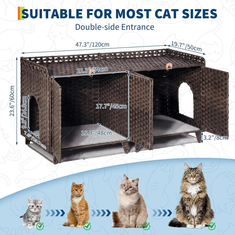 MDF Litter Box