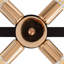 Iron Semi Flush Mount