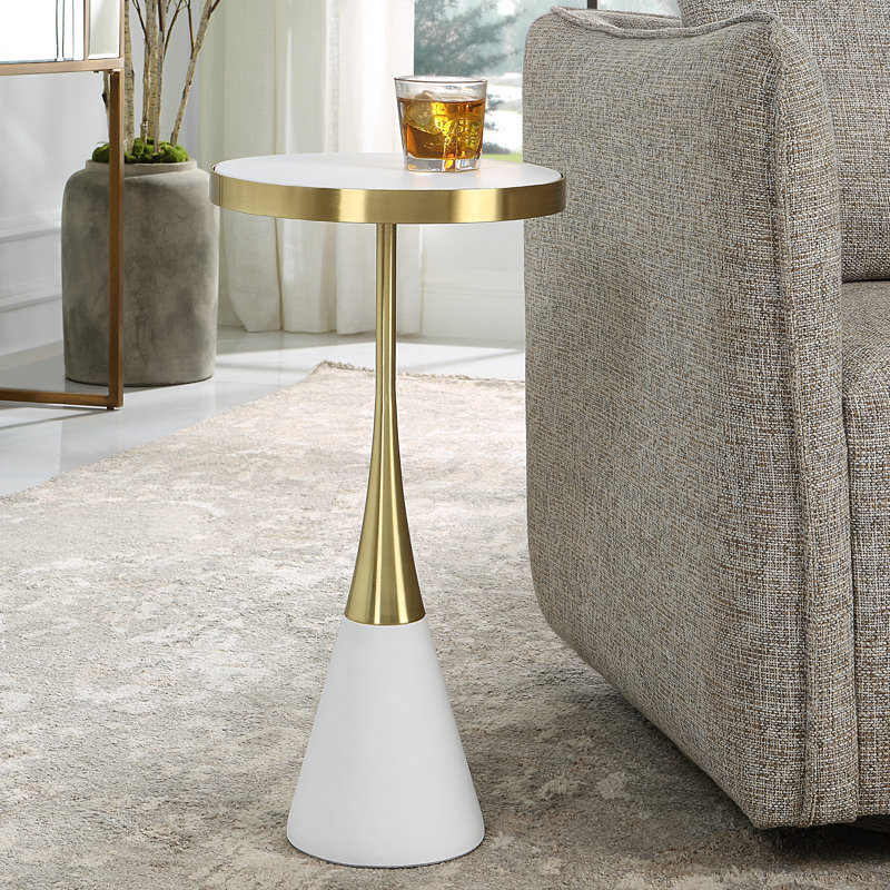 Jaloni Concrete Top End Table