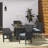 Anishia 6 - Person Metal Patio Dining Set with Extendable Rectangular Table