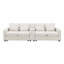 114.2" Upholstered Sofa With Console, 2 Cupholders And 2 USB Ports Wired Or Wirelessly Charged,4 Pillows-823662323