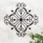 Décoration murale de jardin en fer traditionnel 23,5 "Amer