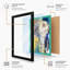 Vibrant Elephant Study Modern 1 Piece Single Picture Frame Wall Art-136694673-136694674
