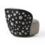Fauteuil demi-tonneau pivotant Celeny