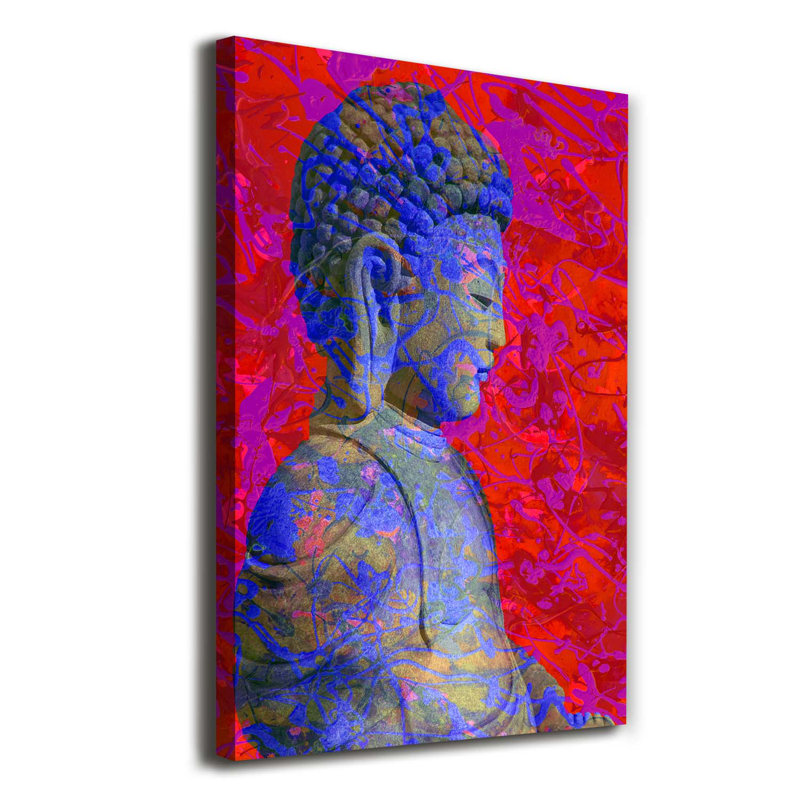 Buddha Abstraction - Wrapped Canvas Print