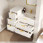 Armoires flottantes murales 24 po avec tiroir double 24 po-1297306222