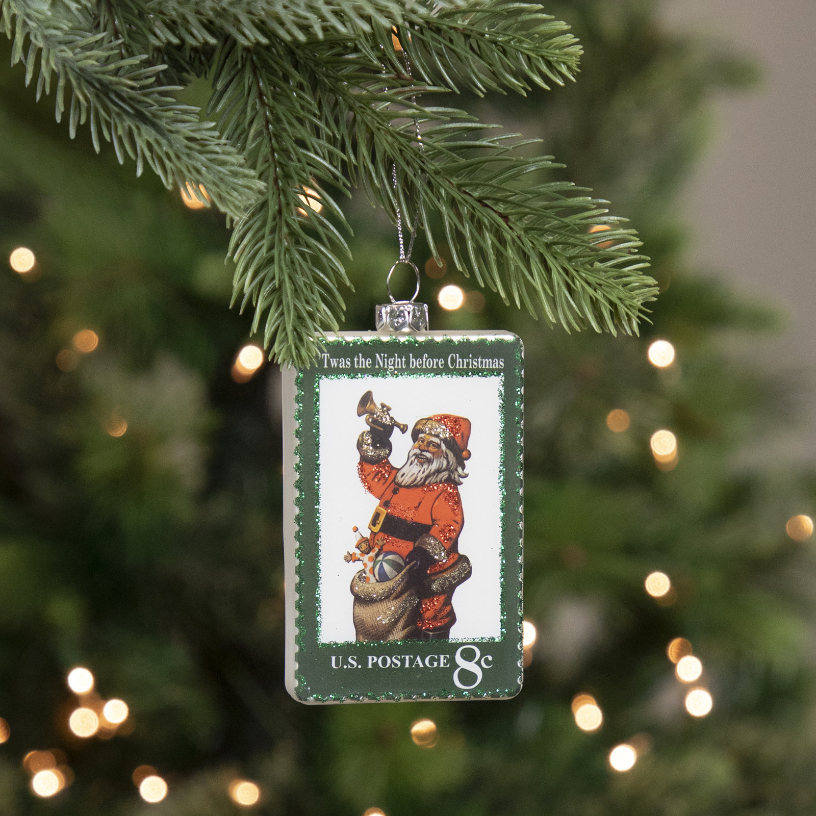 3.5'' Glass Holiday Shaped Ornament