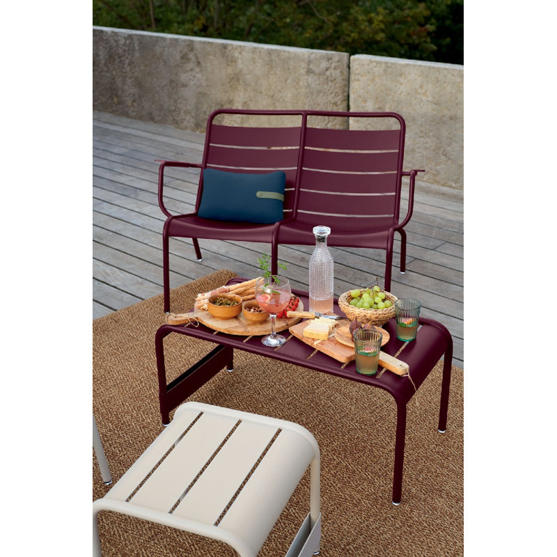 Luxembourg Outdoor Side Table, Cotton