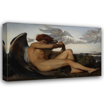 "Fallen Angel" par Alexander Cabanel - Toile tendue avec châssis