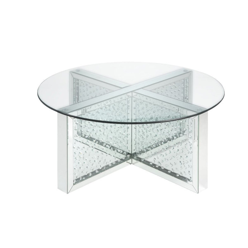 Table basse à piédestal