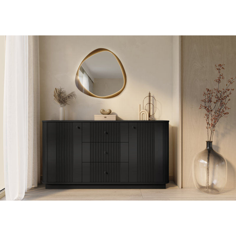 Vesper 160cm Sideboard, Black