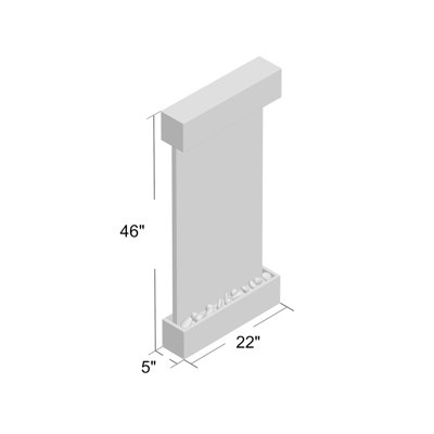 Wall Fountain with Light