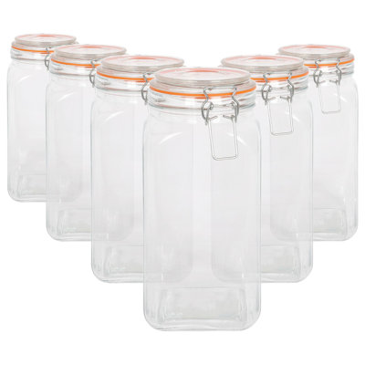 Glass Jar - Set of 6
