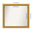 Townhouse Gold Non-Beveled Bathroom Wall Mirror-1016737490