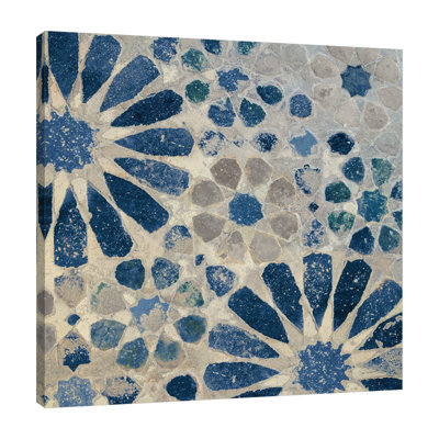 Sue Schlabach " Alhambra Tile II Stone " by Sue Schlabach