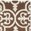 Clapham Geometric Handmade Tufted Wool Dark Brown/Ivory Area Rug-24824703