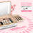 Portable Makeup Organizer Makeup Tool Case With Led Mirror Pink-301349712