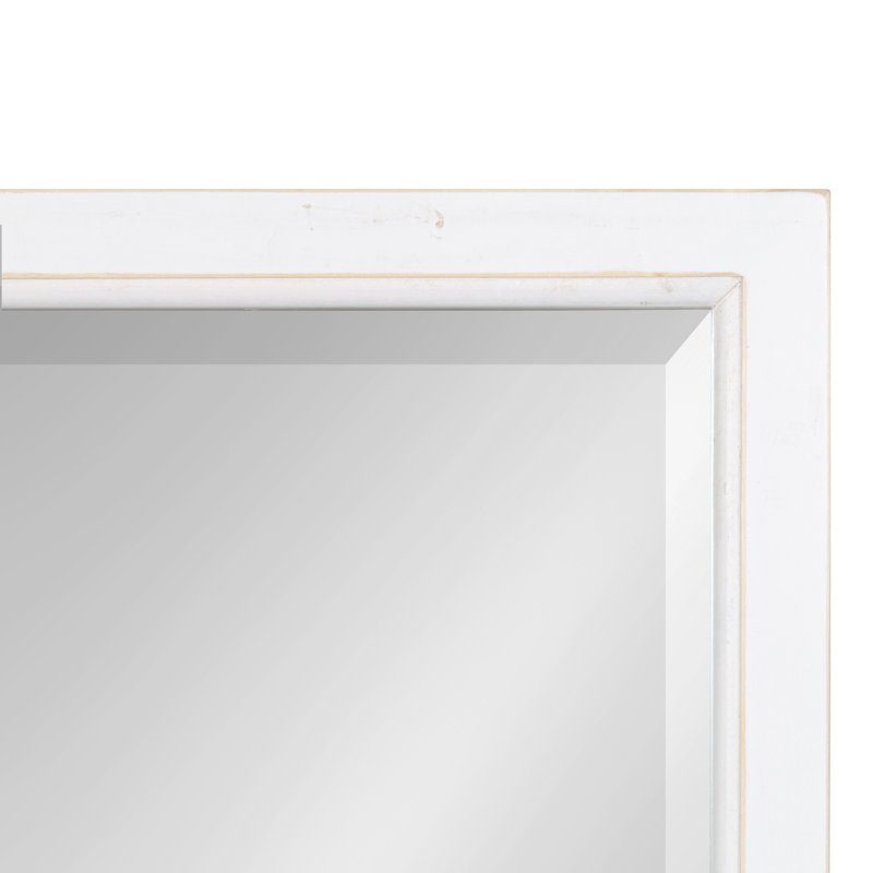 Herbst Flat Mirror, 24" x 18", White