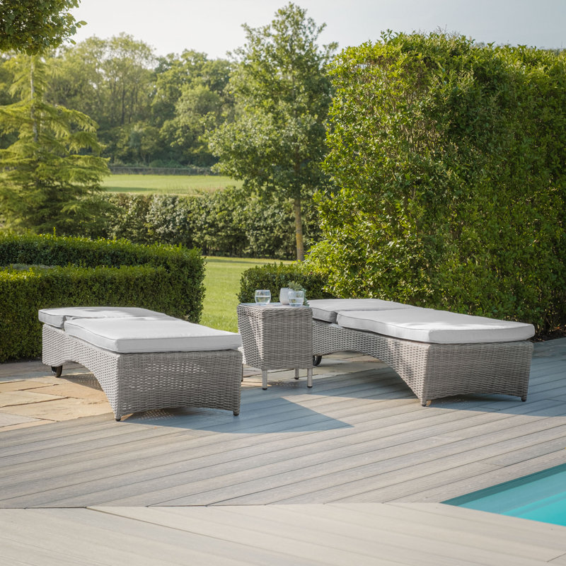 198cm Long Double Chaise