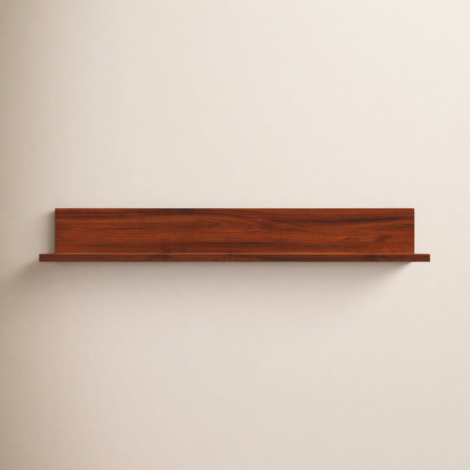 Dezerea Wall Mounted Shelves, Walnut, 3.5'' H X 24'' W X 6.75'' D