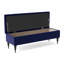 Safar Wide Tufted Rectangle Ottoman Storage Bench – Upholstery Plush Velvet Shoe Bench with Black Turned Wooden Legs-108634783-111753559-128793880