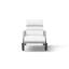 Ensemble de chaise longue de patio en aluminium avec coussins Fionnula-70851122