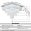 Luminaire à DEL 17,71 po Cickel Chandeliers