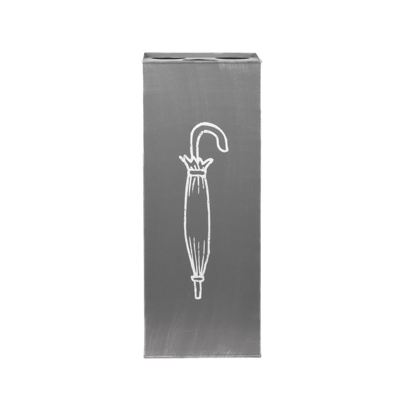 Alize Steel Freestanding Umbrella Stand, Vintage Grey