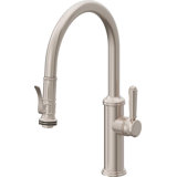 Davoli Pull-Down Kitchen Faucet with Squeeze Sprayer - Low Arc Spout