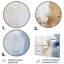 - Reproduction d'art mural abstrait en métal-99557442