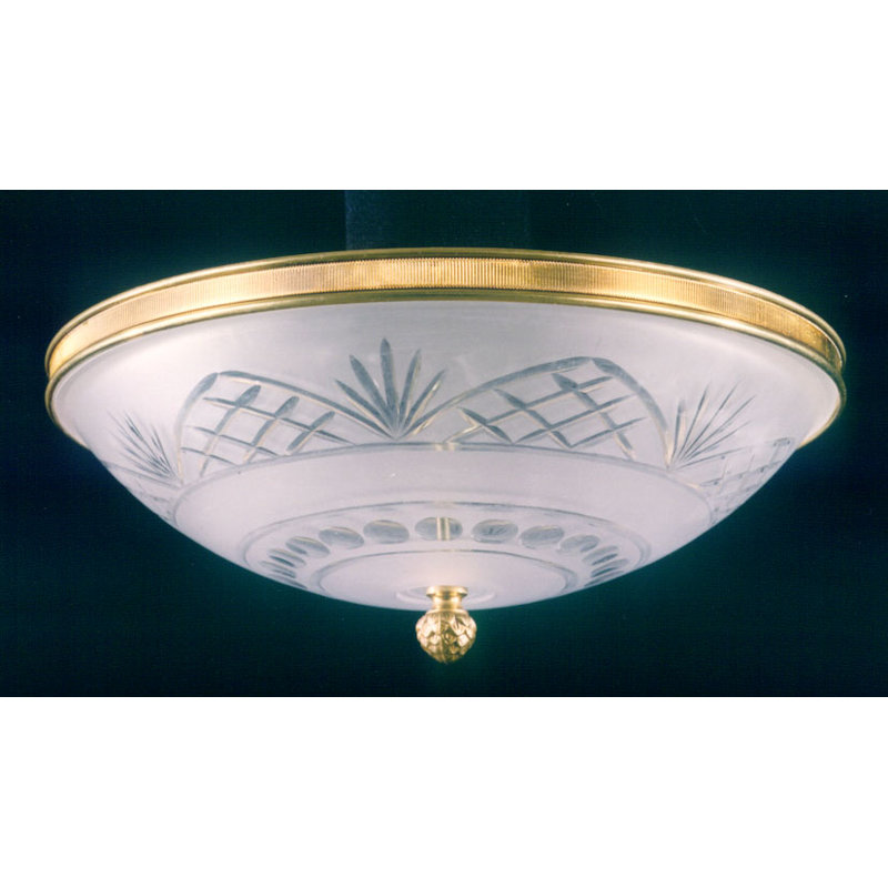 Creek Flush Mount, French Gold