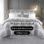 Aspire Homeware Chequered Microfiber Duvet Cover Set with Pillowcases for Elegant Bedroom Decor-123989011
