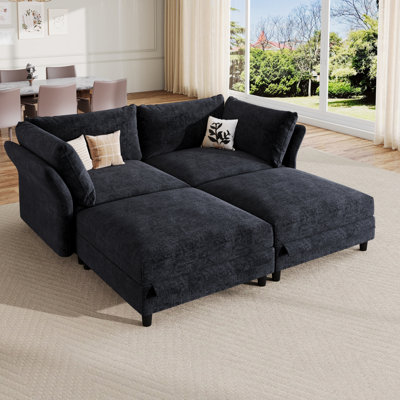 Canapé-lit modulaire Chenille