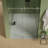 56"-60"W x 76"H Frameless Shower Door, Sliding Shower Door, Premium 5/16"(8mm) Thick Tempered Glass Shower Enclosure with Towel Bar ,Double Side Easy Clean Coat,Brushed Nickel Finished With Buffer