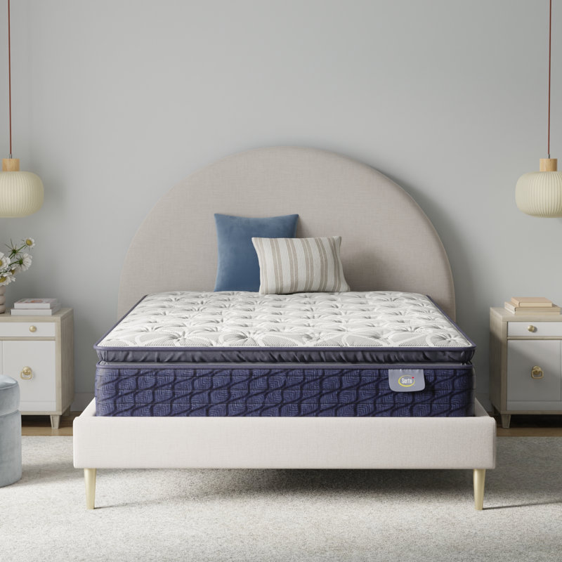 Matelas à plateau-coussin moelleux 14,5 po Serta Clarks Hill Elite II, Simple extra long