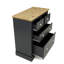 Commode 4 tiroirs avec plateau en bois aggloméré Alaska-86784096