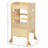 Foldable Safety Wooden Step Stool Mdf Modern Kitchen Aid